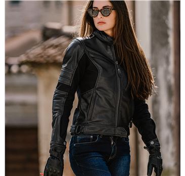 chaqueta-moto-mujer-155col-1.jpg Piel Cazadoras Moto Mujer Baratas Efecto Piel Cazadoras De Piel Baratas Efecto Piel Chaquetas De Piel - Imagen 1