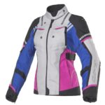 Chaqueta moto mujer CLOVER Hyperblade Lady Azul Fucsia en venta Ropamotorista.com