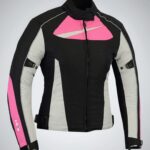 LOVO Chaqueta Moto Mujer para Invierno Cazadora Moto Mujer con Protecciones CE Ropa Moto de Alta
