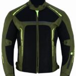CHAQUETA DE MOTO PERFORADO DE VERANO, FORRO IMPERMEABLE EXTRAIBLE Y PROTECCIONES CE UNISEX