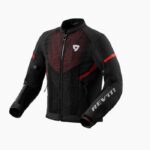 Chaqueta moto verano Rev'it Hyperspeed 2 GT Air Negro Rojo Neón S