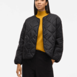 Chaqueta acolchada negra VILA