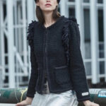 Chaqueta negra tweed flecos Tiziano The Extreme Collection | Stártara Shop