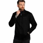Chaqueta Negra Hombre Cierre Cremallera New Wave HYRAW SP23 M26 | Caramba Shop