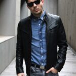 Capucha Chaqueta Polipiel Negra Hombre Chaqueta Piel Negra Hombre