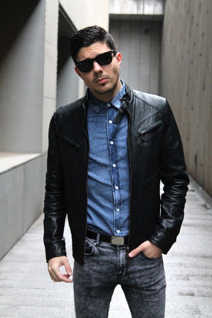 chaqueta-negra-hombre-566hvd-1.jpg Capucha Chaqueta Polipiel Negra Hombre Chaqueta Piel Negra Hombre - Imagen 1
