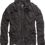Chaqueta hombre militar negra BRITANIA (fina)