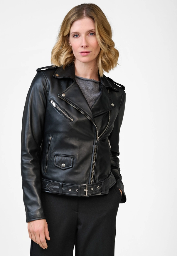 chaqueta-negra-mujer-264dno.webp Chaqueta negra cruzada mujer - Imagen 1