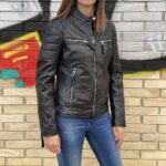 Cazadora cuero ldmdp black