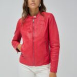 CAZADORA DE CUERO SLIM SALSA JEANS