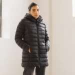 Parka Pluma Chaqueta Con Plumas Mujer Parka De Pluma Mujer Negra Comprar En Ligero