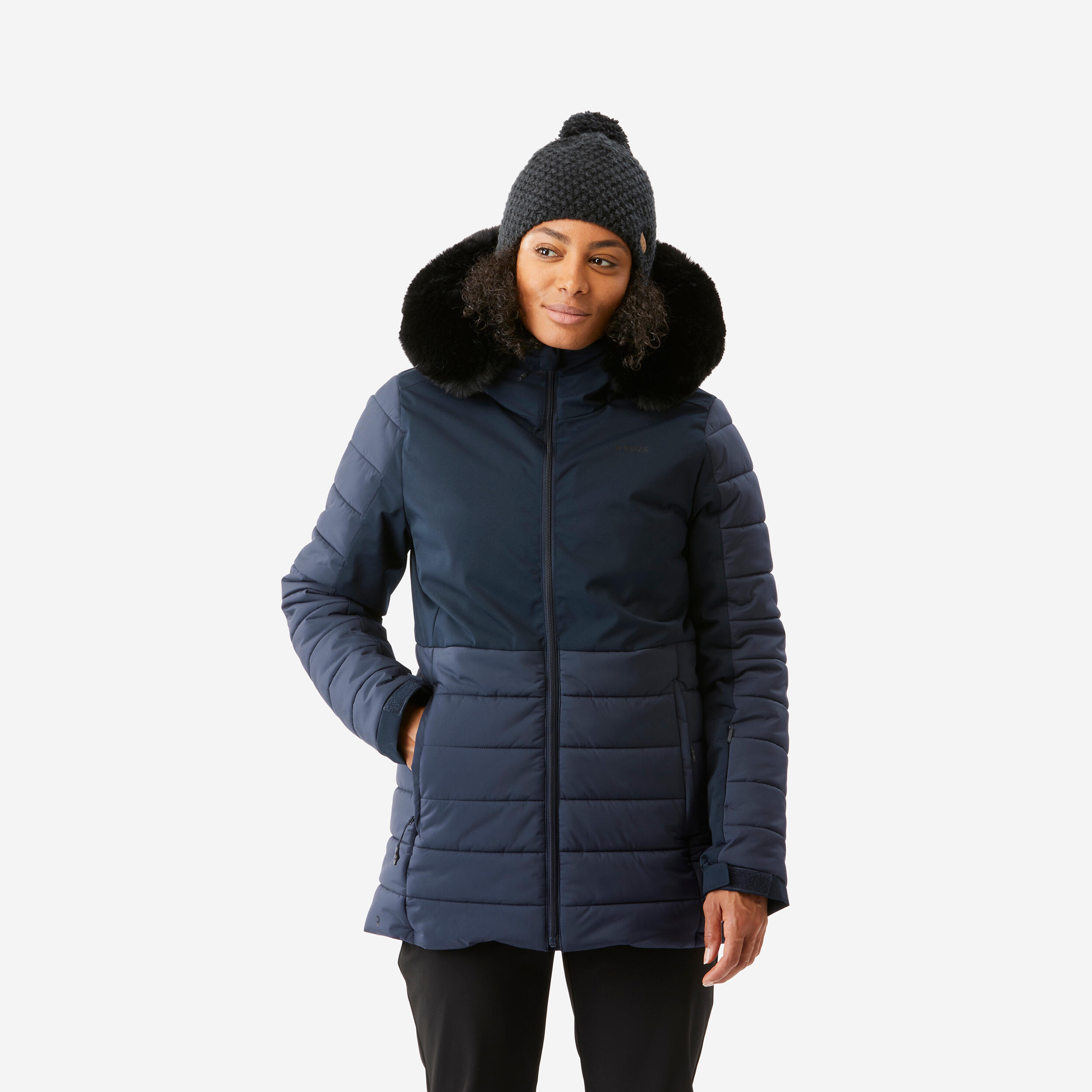 chaqueta-ski-mujer-527chw-1.jpg Ski Wear Parkas Para Esquiar La Nieve Mujer Capas Para Esquiar PARKA SKI MUJER CÁLIDA SEMI - Imagen 1