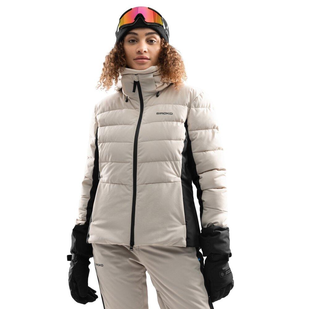 chaqueta-ski-mujer-571yrs-1.jpg Chaqueta de esquí mujer esquí y nieve W7 W Ylläs Beige - Imagen 1