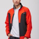 Chaqueta softshell hombre combinada, bies elástico. – Roc Neige