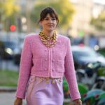 La chaqueta de tweed es la mejor idea para looks de entretiempo