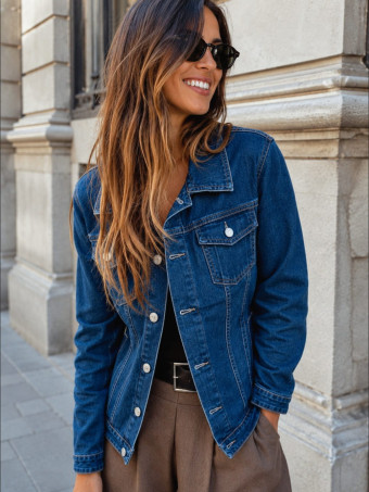chaqueta-vaquera-143dlz-1.jpg Cazadora Vaquera Básica JAVORN | Chaqueta vaquera mujer - Imagen 1
