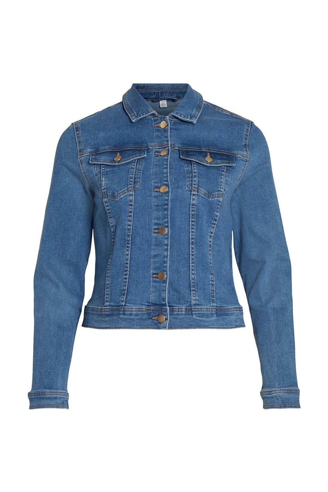 chaqueta-vaquera-244bve-1.jpg CAZADORA VAQUERA MUJER VINEED AZUL - Imagen 1