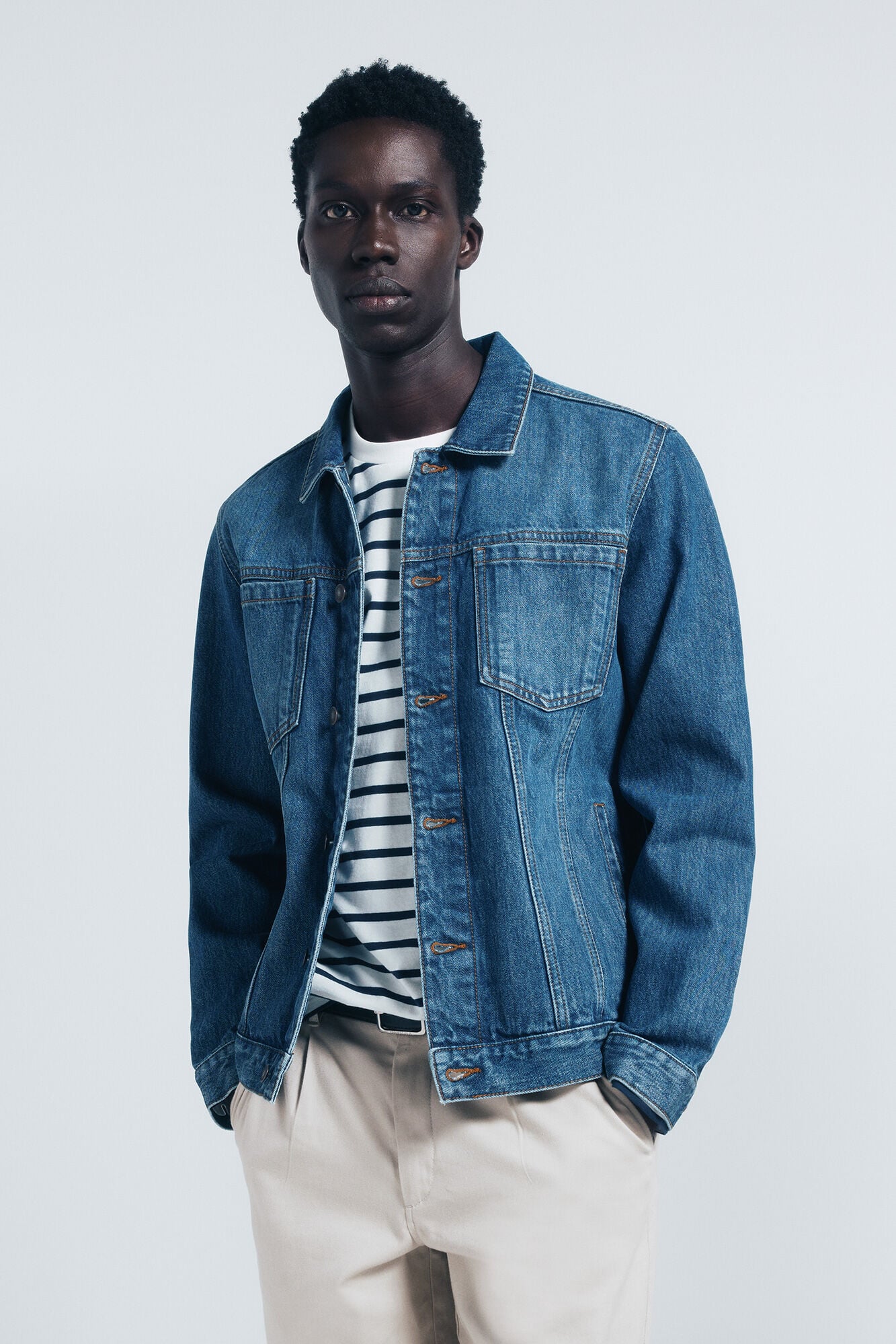 chaqueta-vaquera-638hal-1.jpg Cazadora vaquera básica | Ofertas en cazadoras y chaquetas de hombre | Fifty Outlet - Imagen 1
