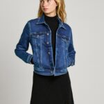 Cazadora vaquera de mujer fit regular Pepe Jeans Azul denim · El Corte Inglés