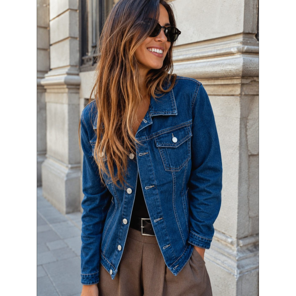 chaqueta-vaquera-mujer-672akf-1.jpg Cazadora Vaquera Básica JAVORN | Chaqueta vaquera mujer - Imagen 1