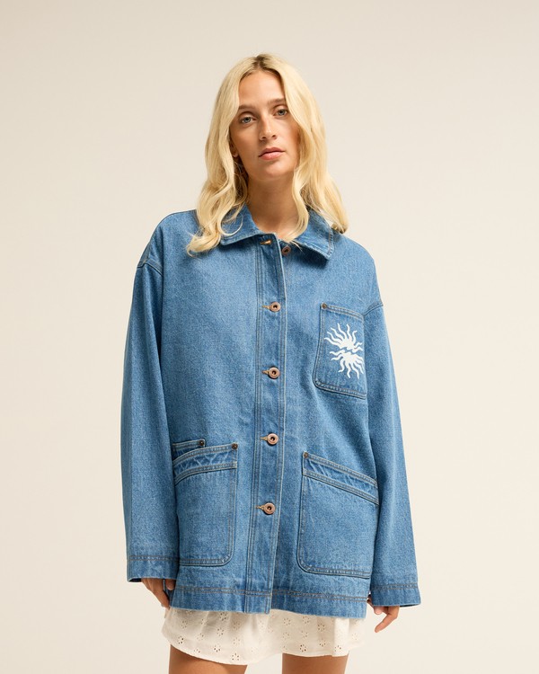 chaqueta-vaquera-mujer-836pod-1.jpg Denim Shore Chaqueta vaquera Azul Mujer | Billabong - Imagen 1