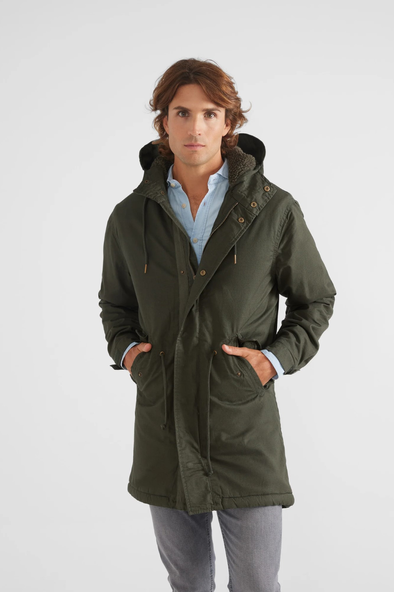 chaquetas-hombre-vestir-500lmc-1.jpg El Corte Inglés Parka Primavera Hombre Parka Chaquetones Verdes Chaquetas Chaquetones Hombre Vestir Chaqueta Primavera Hombre - Imagen 1