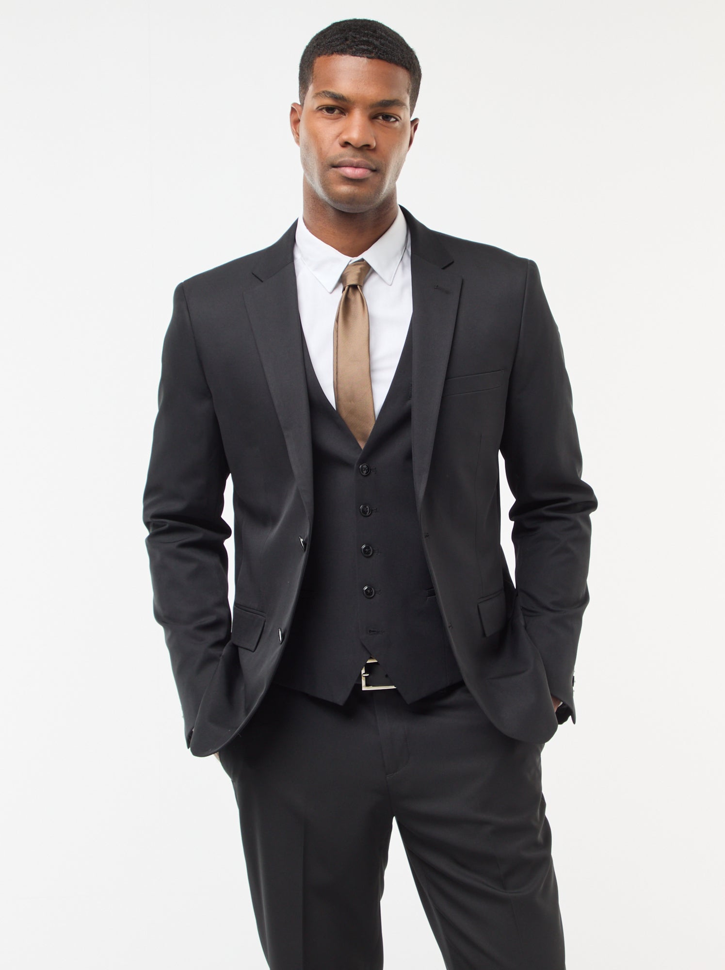 chaquetas-hombre-vestir-659loo-1.jpg Chaqueta de traje slim fit negro - Imagen 1