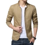 Primavera otoño chaqueta para hombre Casual prenda... – Grandado