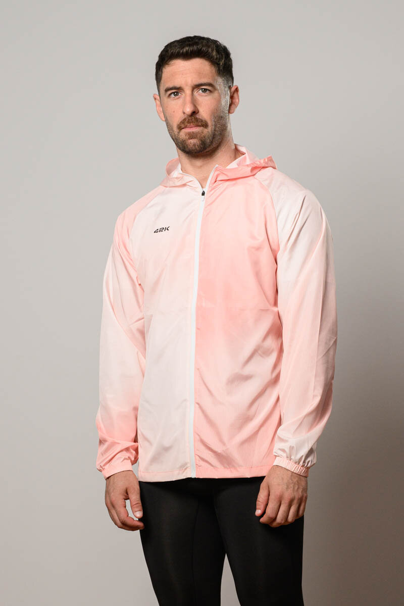 cortavientos-394brc-1.jpg Chaqueta cortavientos running GLIDE Orange unisex - Imagen 1