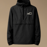 Chaqueta cortavientos negra Hostoa Haritz Gainean
