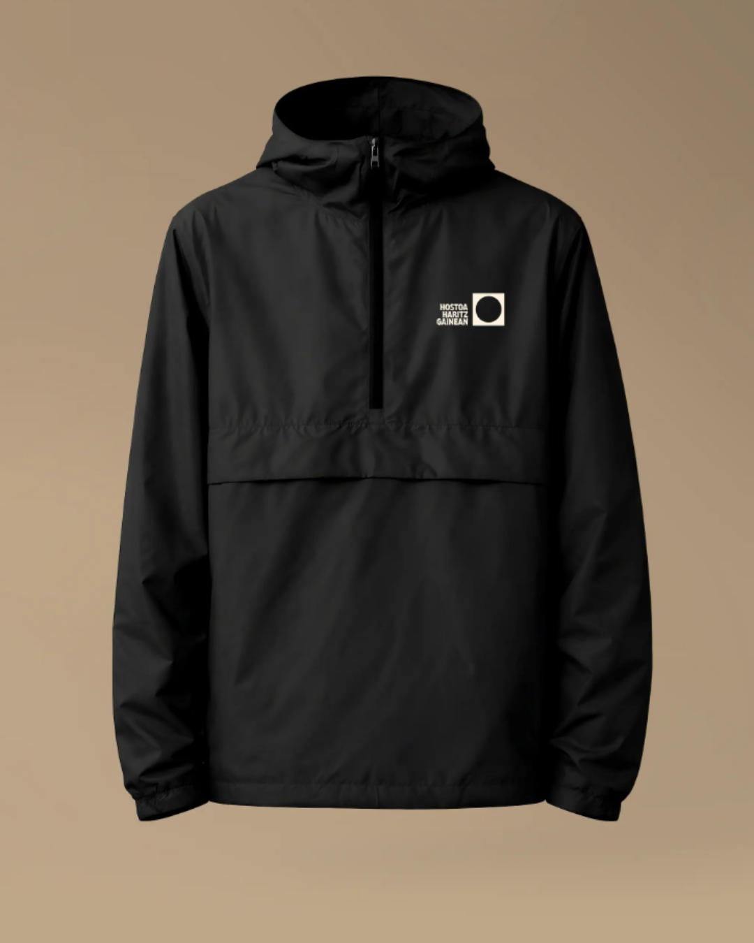 cortavientos-hombre-134xvg.png Chaqueta cortavientos negra Hostoa Haritz Gainean - Imagen 1