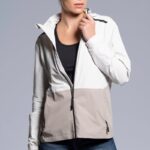 Cortavientos para Mujer White/Cobblestone NOX