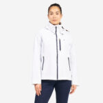 Chaqueta Impermeable Cortavientos Mujer Sailing 300 Blanco | Decathlon