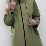 Chubasquero Mujer Impermeable con Capucha Color Sólido Cortavientos Mujer Impermeable con Bolsillo Chic Montaña para Exteriores Chubasqueros Raincoat De Cremallera Verde del ejército S : Amazon.es: Moda