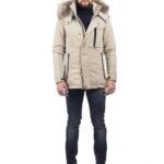 Parka con capucha Tatras beige