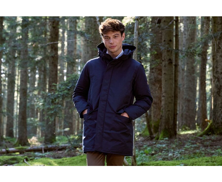parka-hombre-241hnm-1.jpg Parka de invierno para hombre con forro de plumas Marino oscuro SOREN III - Imagen 1