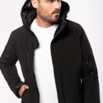 Parka Softshell acolchada con capucha hombre
