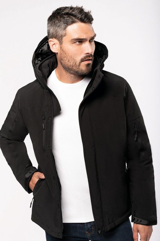 parka-hombre-482mry-1.jpg Parka Softshell acolchada con capucha hombre - Imagen 1