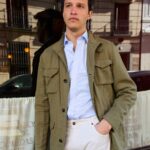 Parka Lino Algodón Verde | Para Hombre | Made in Spain