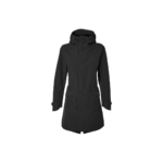 Chaqueta parka impermeable "Mosse" para mujer, Negra, XS — OnVeló Cycling