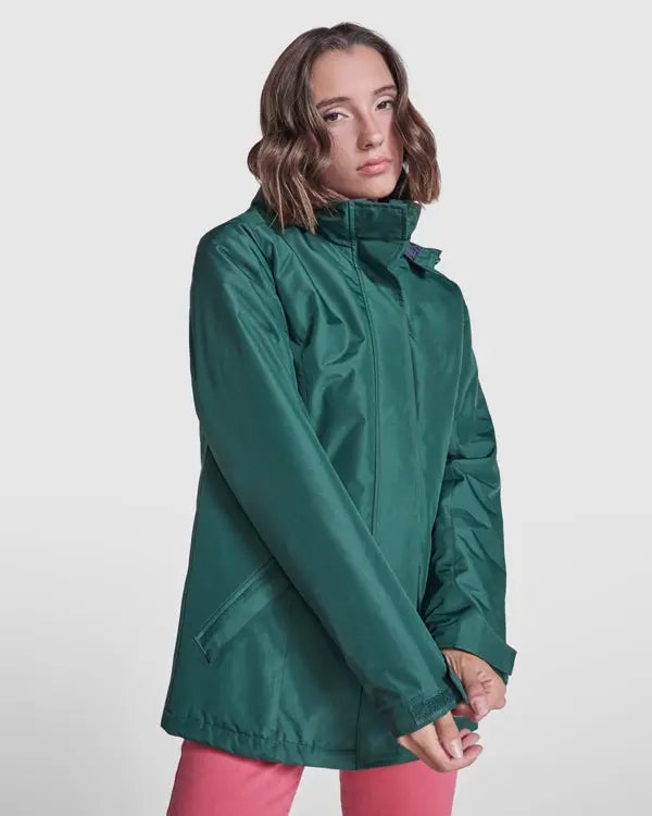 parka-impermeable-mujer-703abc-1.jpg Parka acolchada entallada de tejido impermeable para mujer Vetonek Mujer / L / NEGRO - Imagen 1