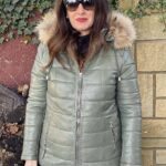 Parka de Cuero Mujer MDP Gilda Forest medinapiel.es