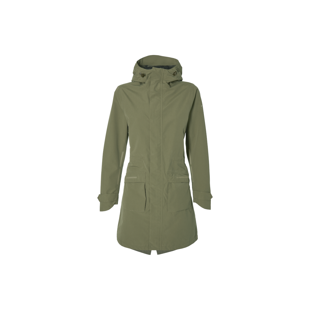 parka-verde-mujer-414qvf.png Chaqueta parka impermeable "Mosse" para mujer, Verde oliva, L — OnVeló Cycling - Imagen 1