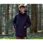 Parka de invierno para hombre con forro de plumas Marino oscuro SOREN III