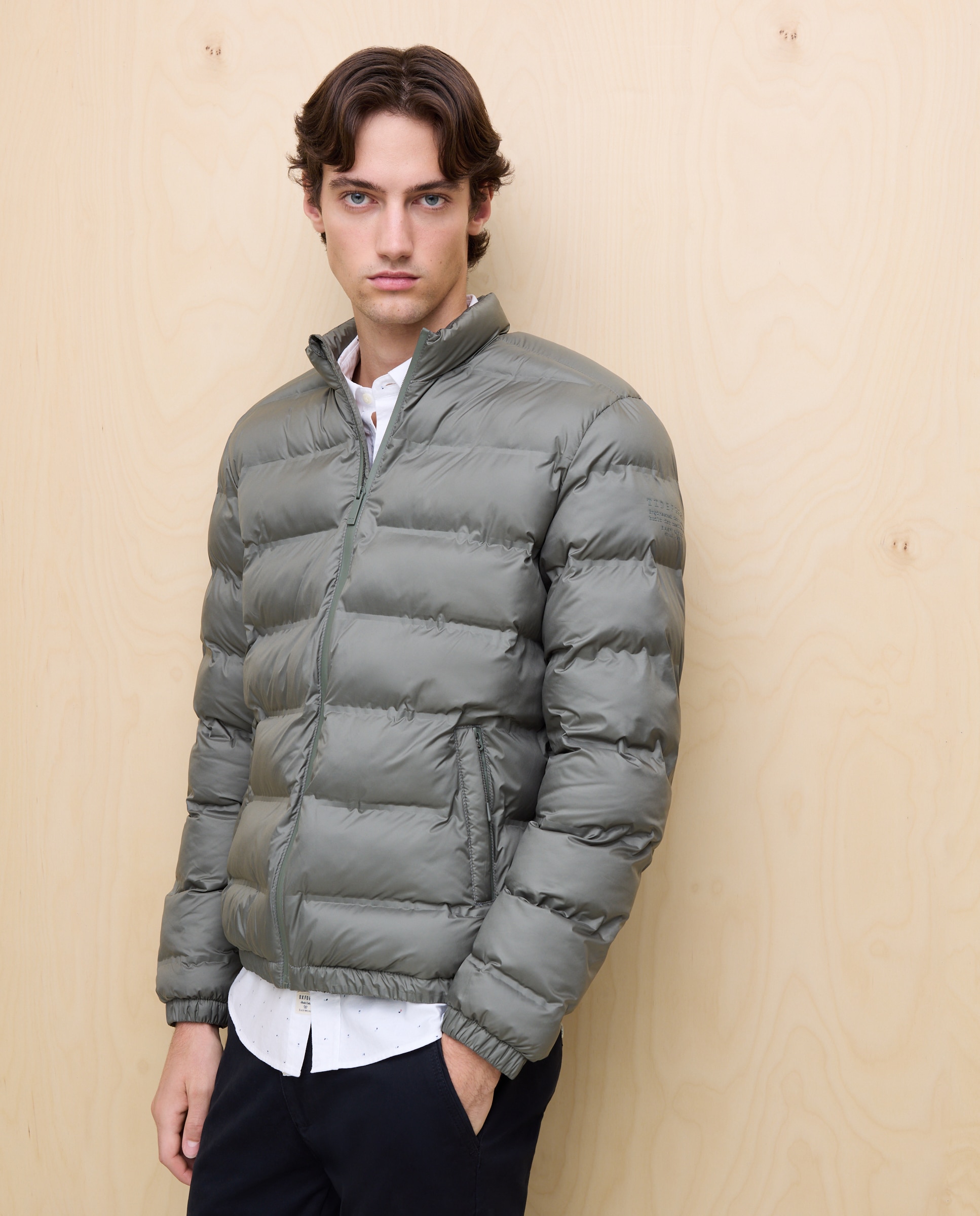 plumifero-hombre-737fen-1.jpg Plumífero acolchado ligero repelente al agua de hombre Easy Wear 520 Kaki XXL - Imagen 1