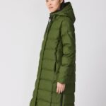 Abrigos Plumiferos Plumifero Impermeable Largo Mujer Plumífero Largo Mujer Verde Intenso – Tantä Rainwear
