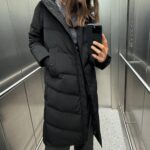 Ropa Plumifero Capa Mujer Plumífero Zara Abrigo Plateado Abrigo Plumas Largo Mujer Zara