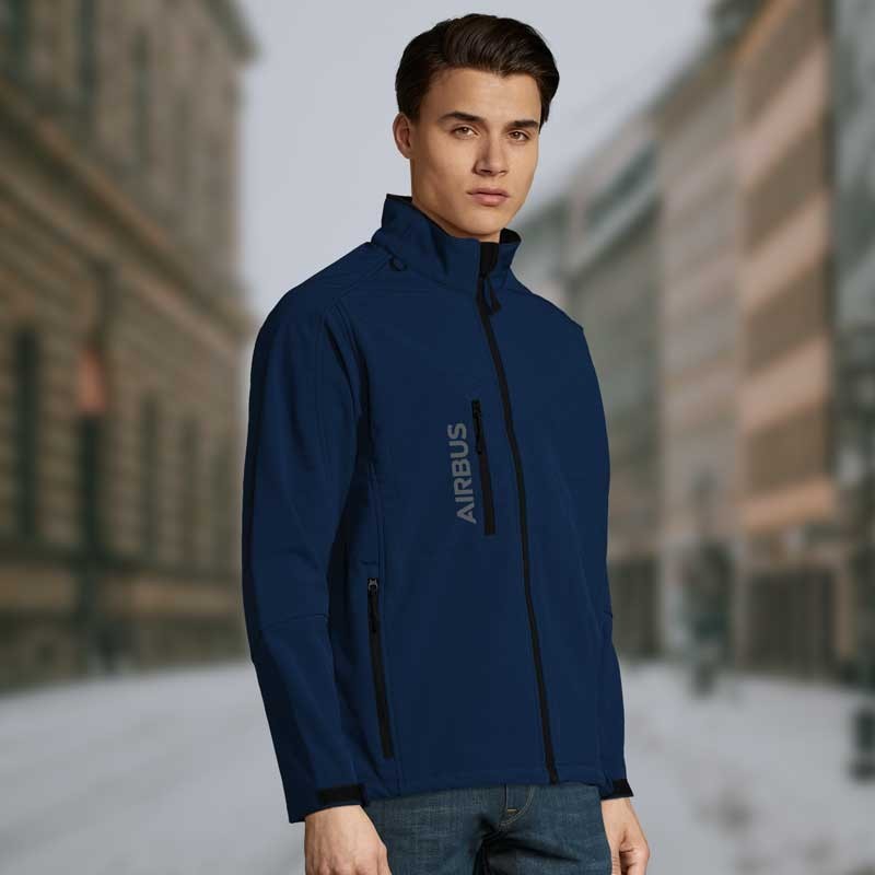 softshell-hombre-986syx-1.jpg Chaqueta De Hombre Con Cremallera Softshell - Imagen 1